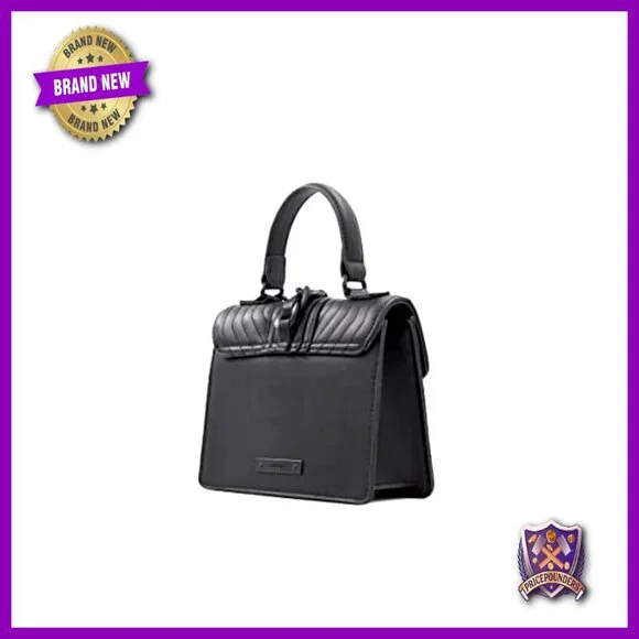 Synthetic Top Handle Handbag Compact Chic Minimal Daily Essential